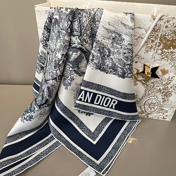 Dior Blue Scarf 90 