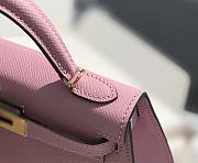 Hermes Kelly Mini Pink Leather - 3