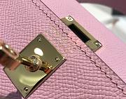 Hermes Kelly Mini Pink Leather - 2