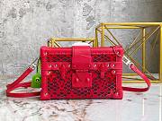 Louis Vuitton Petite Malle Red M20353  - 1