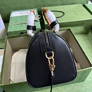 GUCCI DIANA Black Leather Crossbody Bag - 6