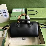 GUCCI DIANA Black Leather Crossbody Bag - 5