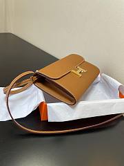 Hermes Constance Togo Epsom Brown Wallet - 6