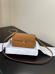 Hermes Constance Togo Epsom Brown Wallet - 1