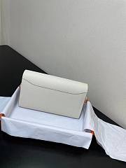 Hermes Constance Togo Epsom White Wallet - 4