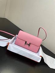 Hermes Constance Togo Epsom Pink Wallet - 1