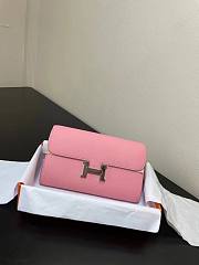 Hermes Constance Togo Epsom Pink Wallet - 5