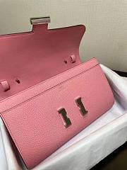 Hermes Constance Togo Epsom Pink Wallet - 2