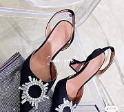Amina Muaddi black heels - 2