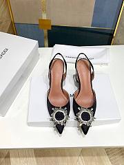 Amina Muaddi black heels - 5