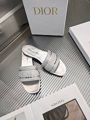 Dior silver slippers - 1