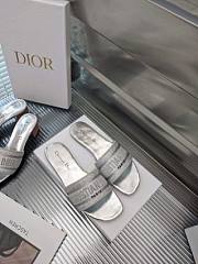 Dior silver slippers - 2