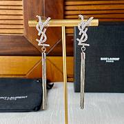 YSL long earings gold/ silver - 5