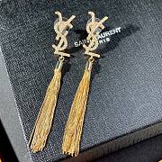 YSL long earings gold/ silver - 3