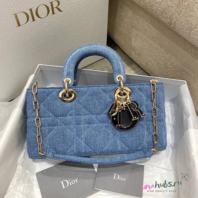 Dior D-Joy Lady Denim Bag - 1