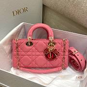 Dior D-Joy Lady Pink Denim Bag - 1