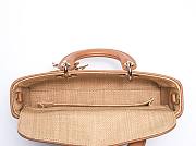 Dior D-Joy Lady Raffia Bag - 3