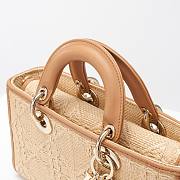 Dior D-Joy Lady Raffia Bag - 6