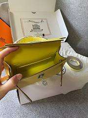 Hermes Kelly Mini Yellow Leather - 3