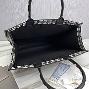 Dior book tote black embroidered 41cm - 3