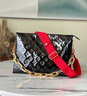 Louis Vuitton Coussin Black Patent Bag - 1