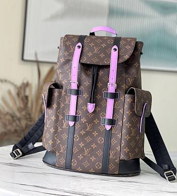 Louis Vuitton Christopher Backpack Purple M51459