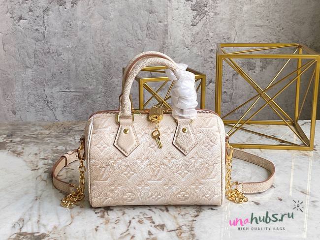 Louis Vuitton Speedy Bandoulière 20 Beige Clair - 1