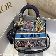 Dior Lady Blue Embroidered 24cm - 1