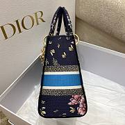 Dior Lady Blue Embroidered 24cm - 4