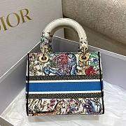 Dior Lady White Embroidered 24cm - 3