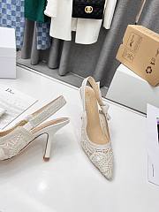 Dior White Heels - 6