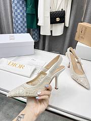 Dior White Heels - 4
