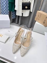 Dior White Heels - 3
