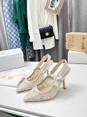 Dior White Heels - 2