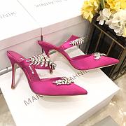 Manolo Blahnik Pink Heeled Sandals - 6