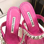 Manolo Blahnik Pink Heeled Sandals - 2