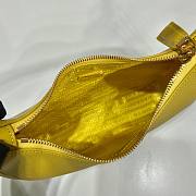 Prada Saffiano Yellow Leather Shoulder Bag - 2