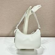 Prada Saffiano White Leather Shoulder Bag - 5