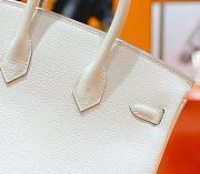 Hermes White Epsom Gold Hadware 30 - 6