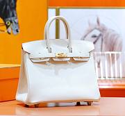 Hermes White Epsom Gold Hadware 30 - 2