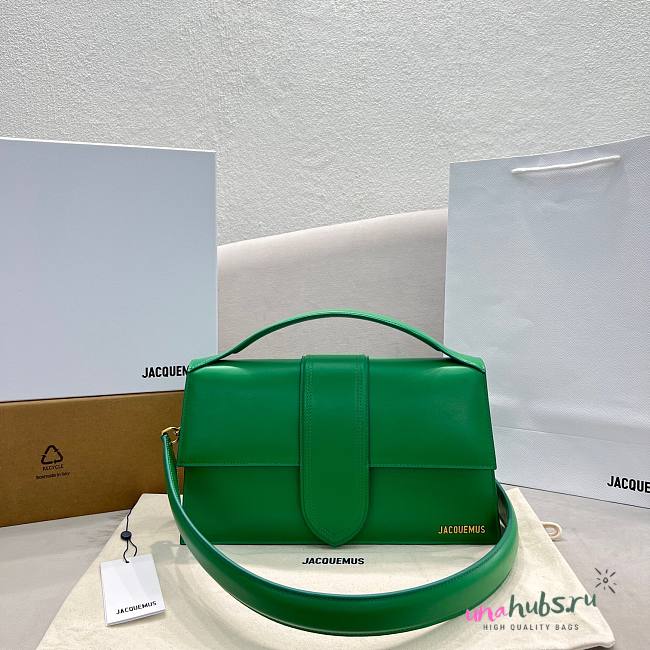 Jacquemus Le Grand Bambino Green Leather - 1