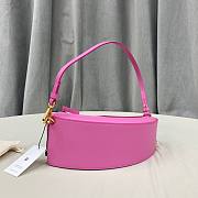 Jacquemus pink leather shoulder bag - 1