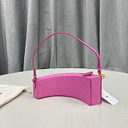 Jacquemus pink leather shoulder bag - 4