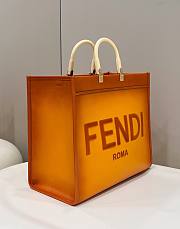 Fendi sunshine tote Yellow ombre leather 41cm - 5