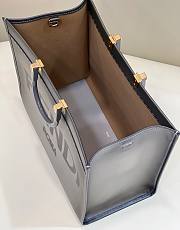 Fendi sunshine tote gray ombre leather 41cm - 3