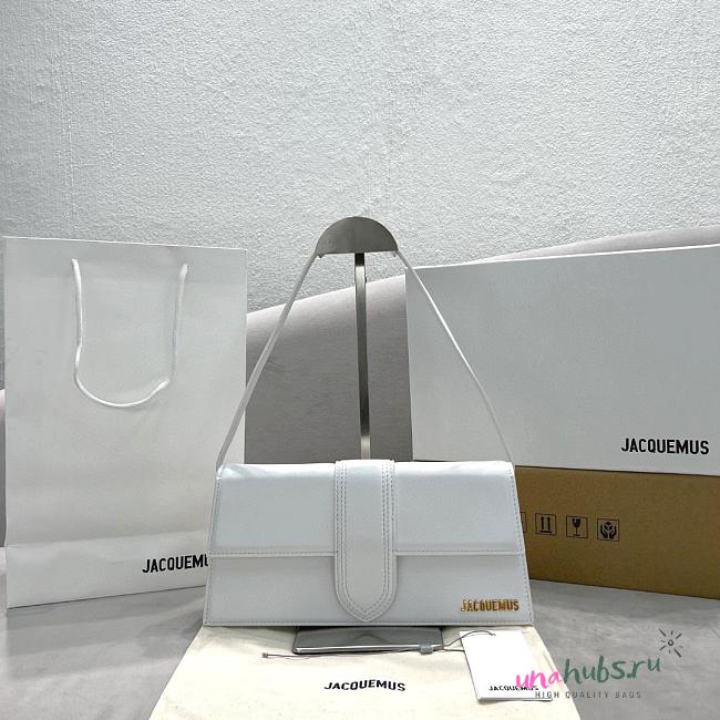 Jacquemus white leather bag - 1