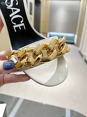 Versace white heeled sandals - 6