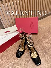 Valentino all black heels - 5