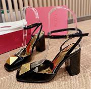 Valentino gold black heels - 1