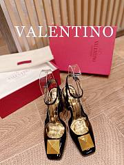 Valentino gold black heels - 3